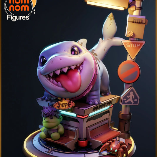 Jeff the Shark – 3D Printed & Hand Painted | Marvel Rivals Fan Art