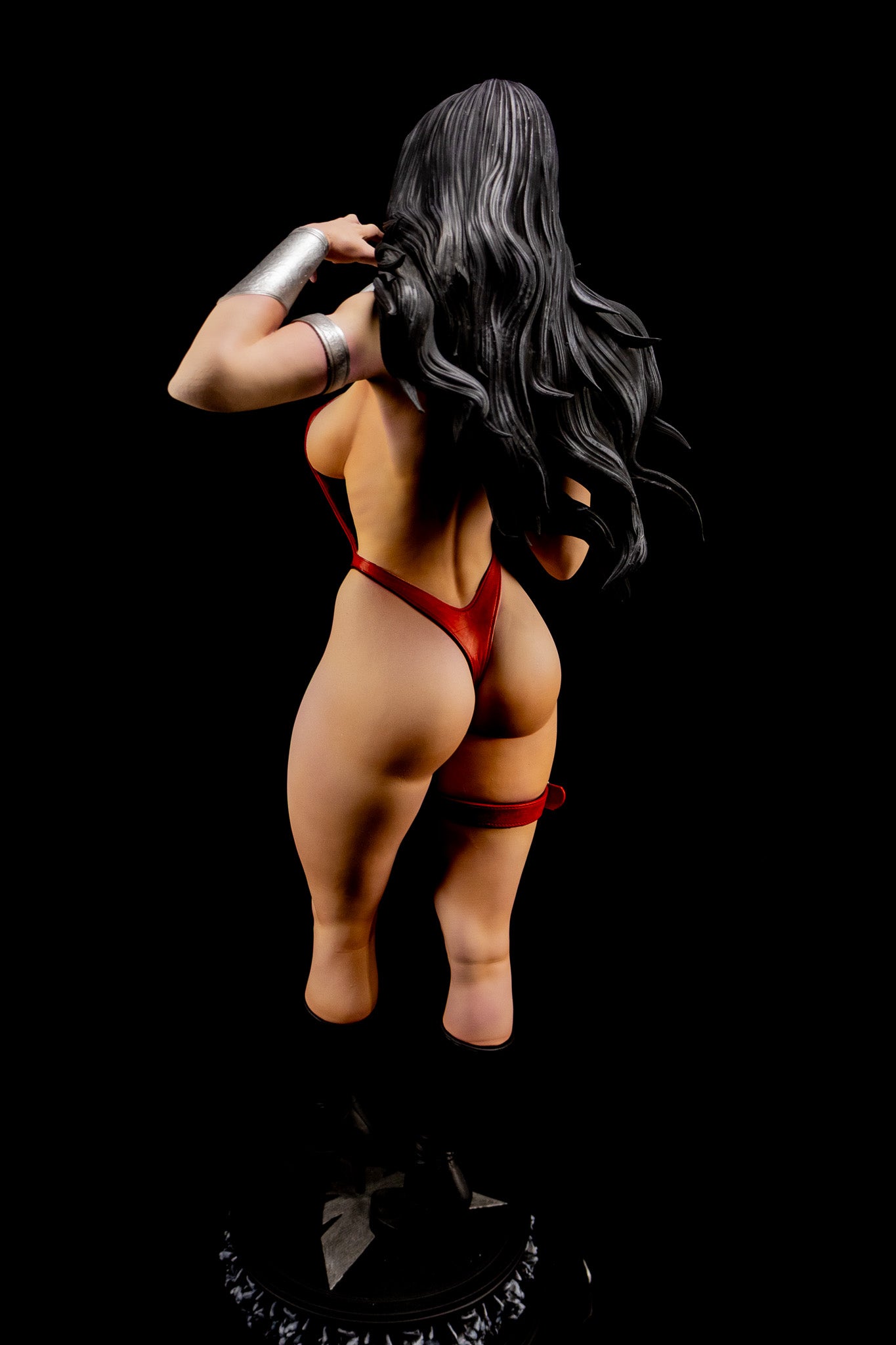 Vampirella Figure – 3D Printed & Hand Painted | Horror Comic Collectible