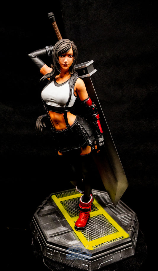 Tifa Lockhart Figure – 3D Printed & Hand Painted | Final Fantasy VII Collectible
