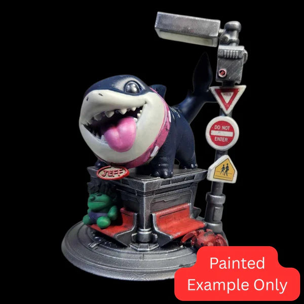 Jeff the Shark – 3D Printed & Hand Painted | Marvel Rivals Fan Art